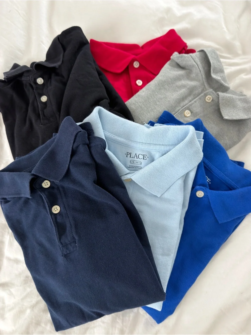 The Children's Place Boys' Polo Shirt -  (6 Pack)